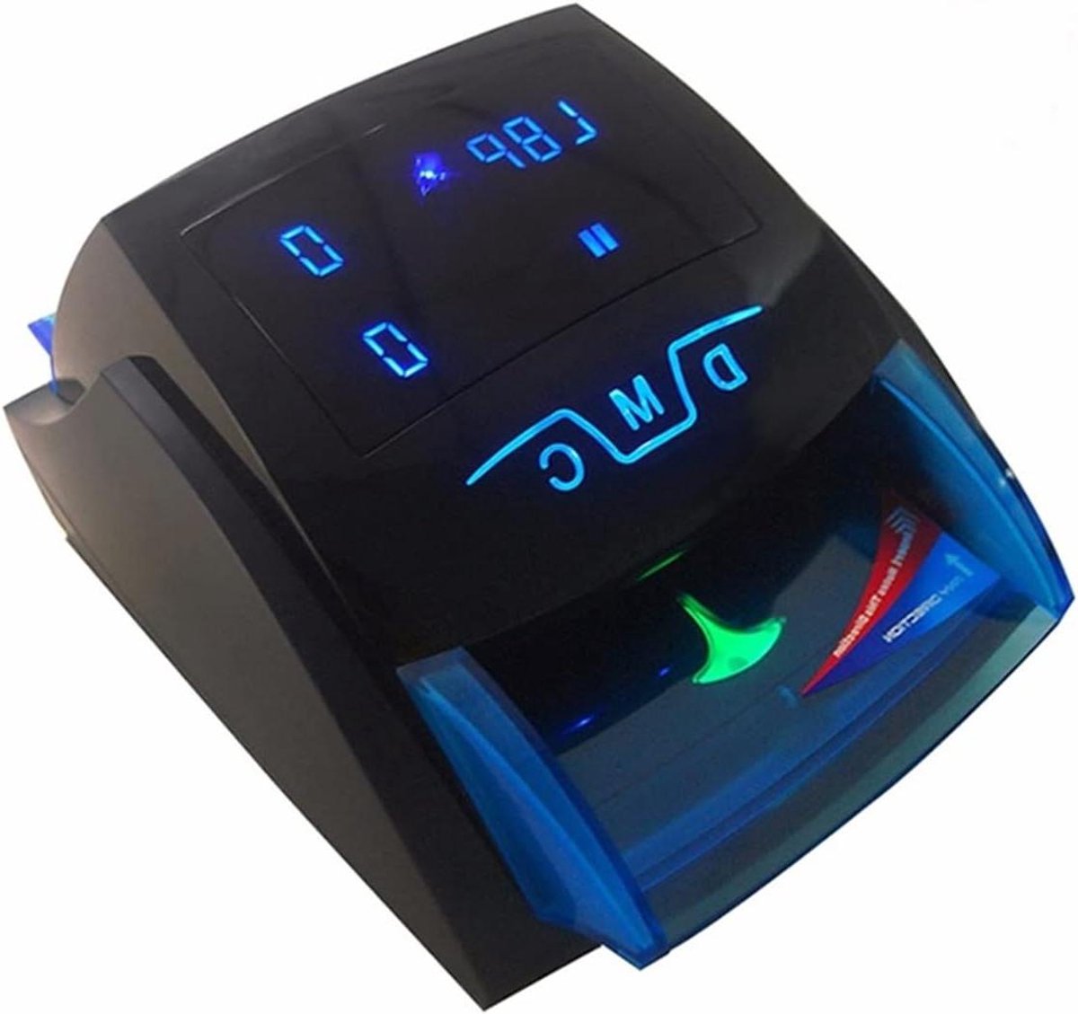 Geldteller - Bankbiljet detector - Valuta controleren - UV Mg Mt Ir detectie - One Size - Grijs