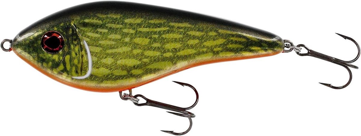 Kunstaas Jerkbait - Roofvis Lokaas - Spinvissen Vissen - Doorlopende Draad - 10cm 34g - Gepard