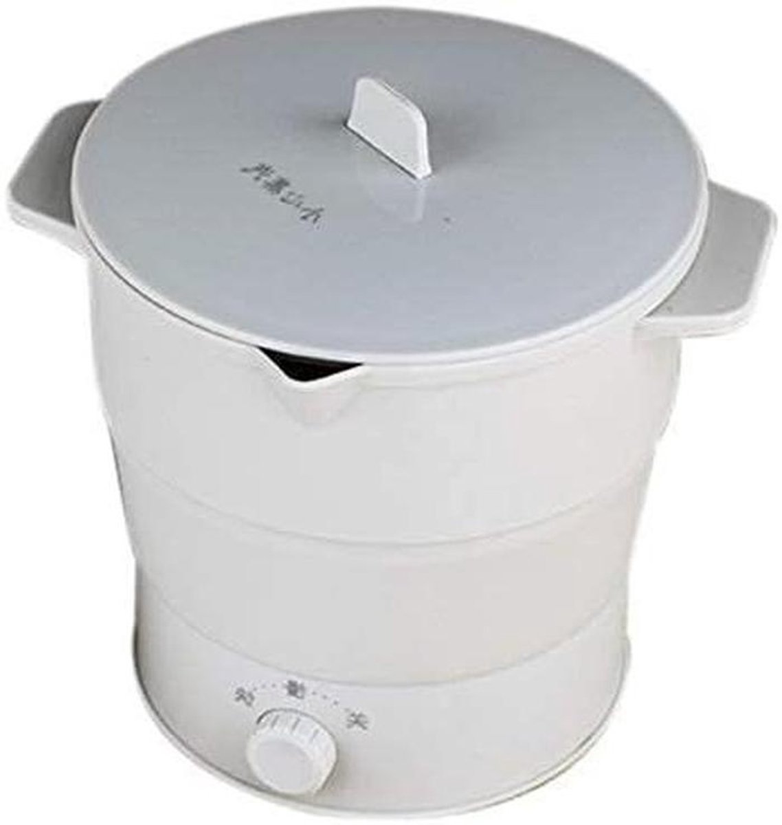 Elektrische Waterkoker - Reis Koker - Kamperen en Reizen - Opvouwbaar Ontwerp - 0.6 Liter - Wit