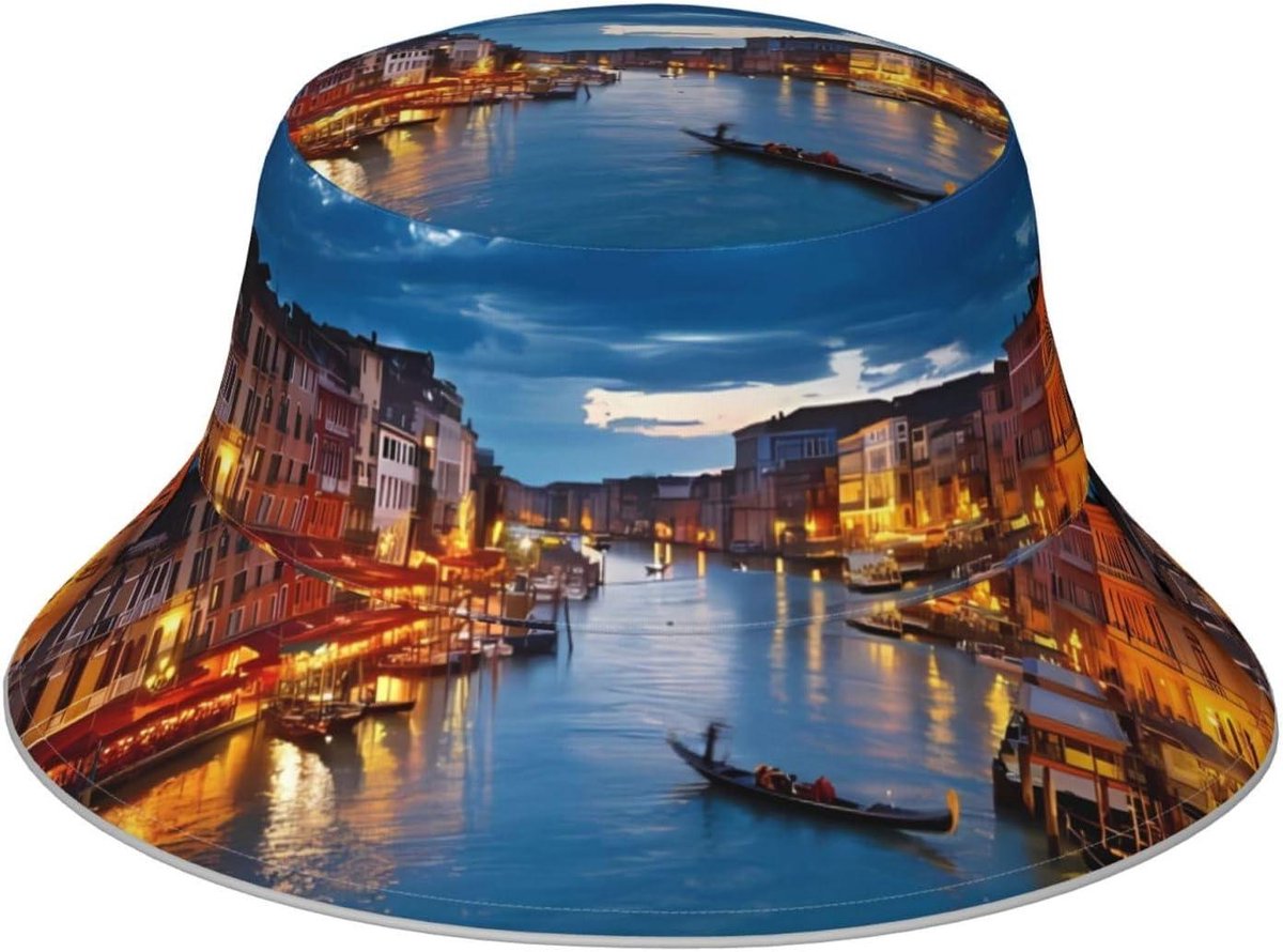 Bucket Hoed - Zon Hoed - Zomerse Bescherming - Reflecterend Design - One Size - Zwart
