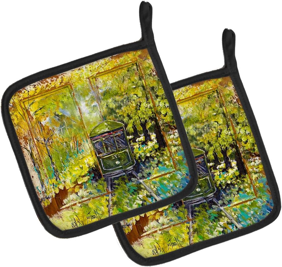 Pannenlappen - Keuken set - Veilig koken - Hittebestendige lagen - 7.5x7.5 inch - Multicolor