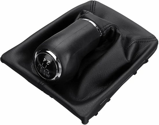Schakelknop Pookhoes - Versnellingspook - Auto Interieur - Ergonomisch Ontwerp - 5-Snelheid - Zwart — afbeelding 2