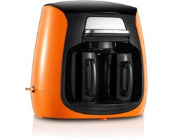 Koffiezetapparaat - Espresso Machine - Verse Koffie Maken - Snelle Zettechnologie - Dubbele Kop - Zwart