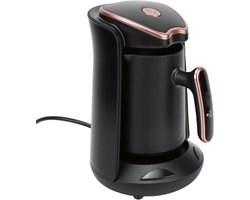 Elektrisch Koffiezetapparaat - Koffiepot - Authentieke Koffie Zetten - Zet- en Verwarmingsfuncties - 23 x 15.5 x 15 cm - Zwart