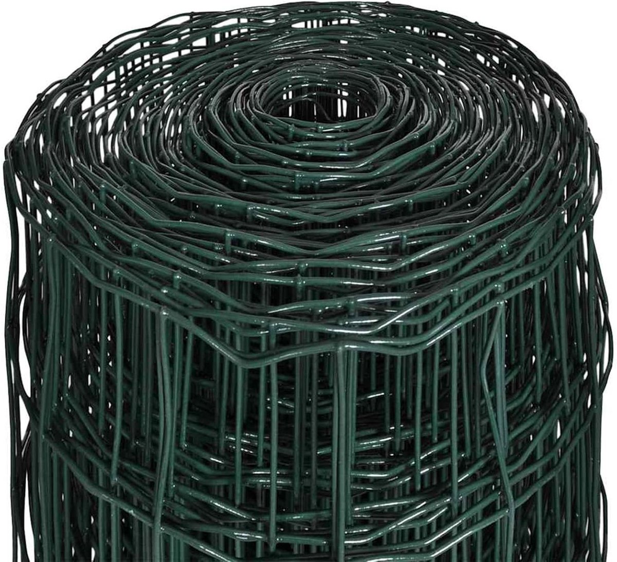 Tuinpoort Staal - Omheining Deur - Buiten Beveiligen - Pvc Coating - 10 Meter - Groen