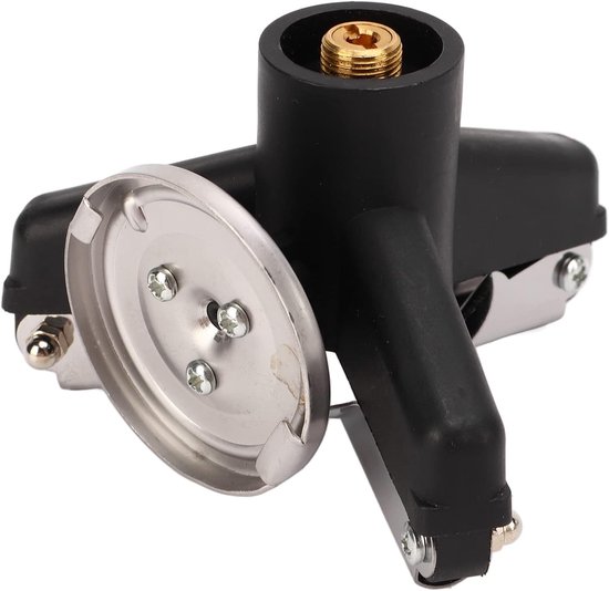 Gas Adapter - Kachel Connector - Buiten Koken - Opvouwbaar Ontwerp - Compact Lichtgewicht - Koperkleurig — afbeelding 3