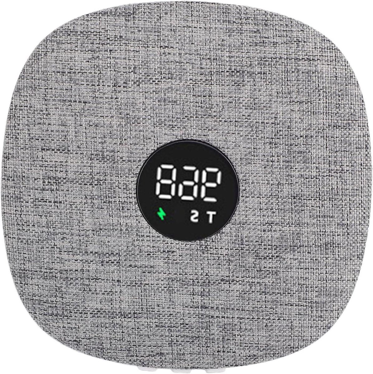 Platte Luidspreker - Onder Kussen - Rustige Nachtrust - Stereogeluid Timer - 13 x 13 cm - Grijs