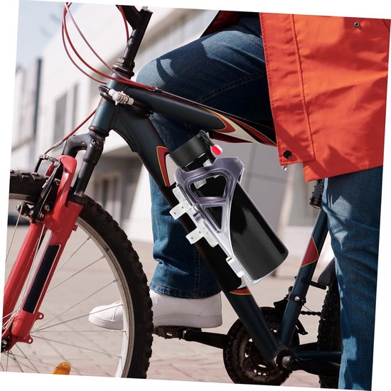 Flessenhouder Montagebasis - Bidonhouder Adapter - Fietsen Onderweg - Bevestiging Zonder Schroeven - Universele Pasvorm - Wit — afbeelding 3