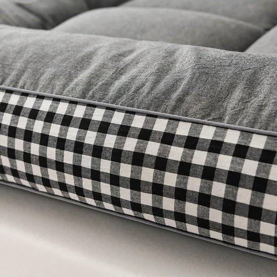Japanse Futon Matras - Vloermatras Tatami - Comfortabel Slapen - Huidvriendelijke Stof - 90x200cm - Wit — afbeelding 5