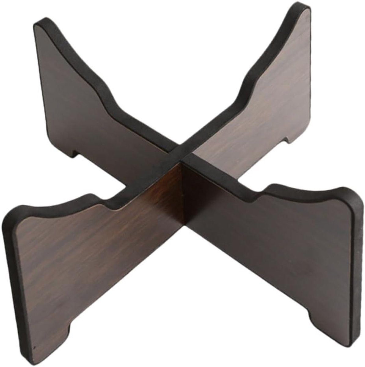 Handpan Drum Stand - Percussie Houder - Muziek Maken - Stevige Constructie - 24x24cm - Bruin