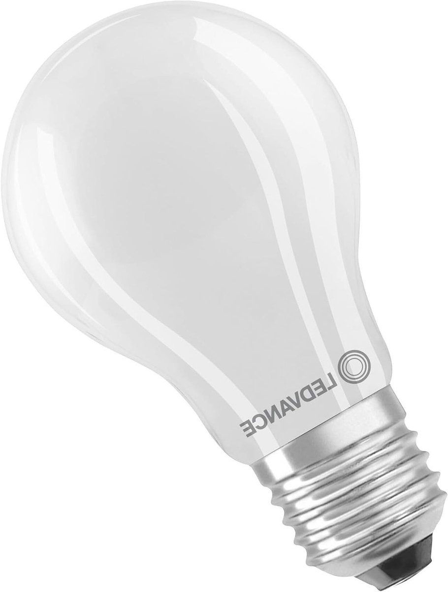 Ledlamp E27 Peer - Filament Lamp - Sfeer Verlichting - Zeer Warm Wit - 4.2 Watt - Mat Wit
