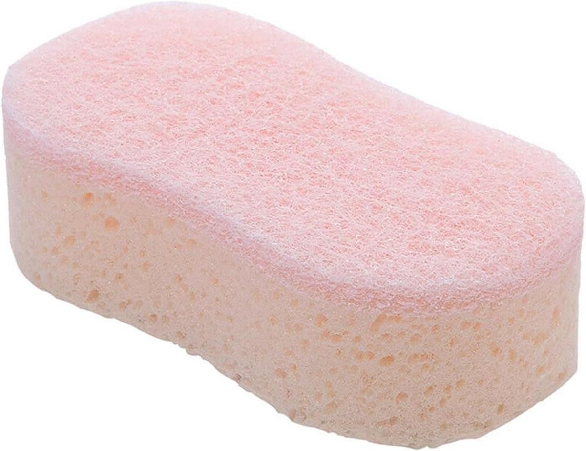 Bad Spons - Douche Foam - Lichaamsreiniging - Dubbelzijdig - 7.3x14.5x5 cm - Roze