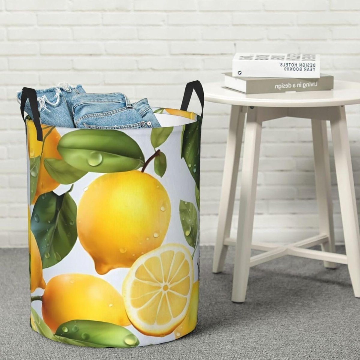 Wasmand Organizer Kledingmand Opslag Wasgoed Sorteren Waterafstotend Ontwerp 60 Liter Capaciteit Zwart