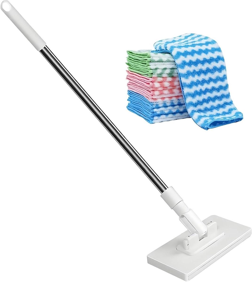 Vloerstofdoek - Vlakmop - Stofvrij Huis - Handsfree Doekwissel - 100 cm - Niet gespecificeerd