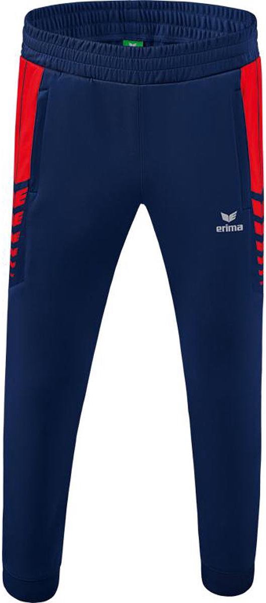 Erima Six Wings Worker Broek Heren - New Navy / Rood | Maat: XXL