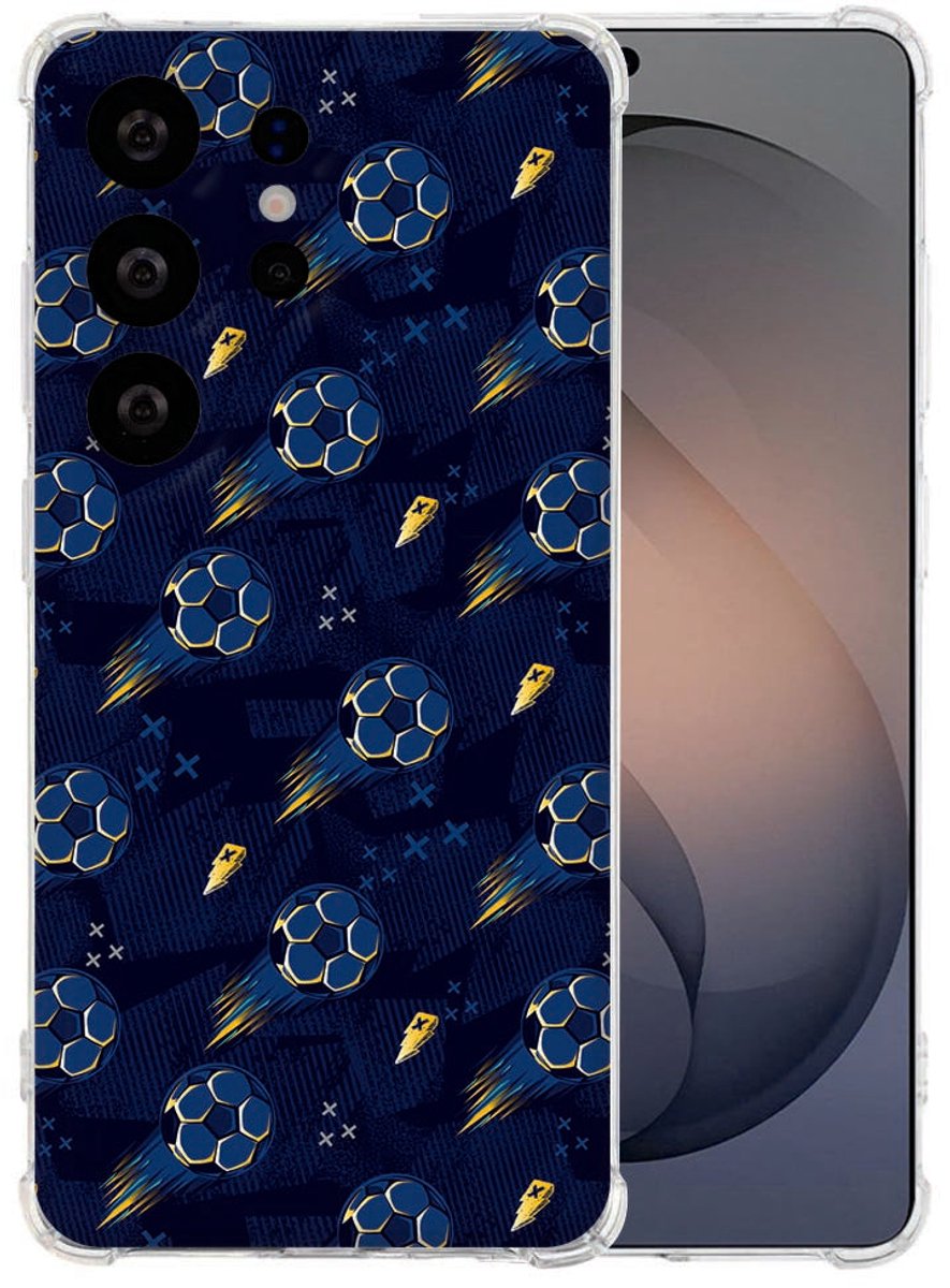 Samsung Galaxy S26 Ultra TPU Siliconen Hoesje Voetbal Shockproof