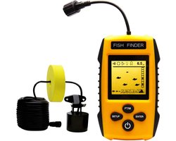 Draagbare visvinder voor kajaks, dieptemeter voor vissen, visuitrusting met sonar en lcd-scherm.