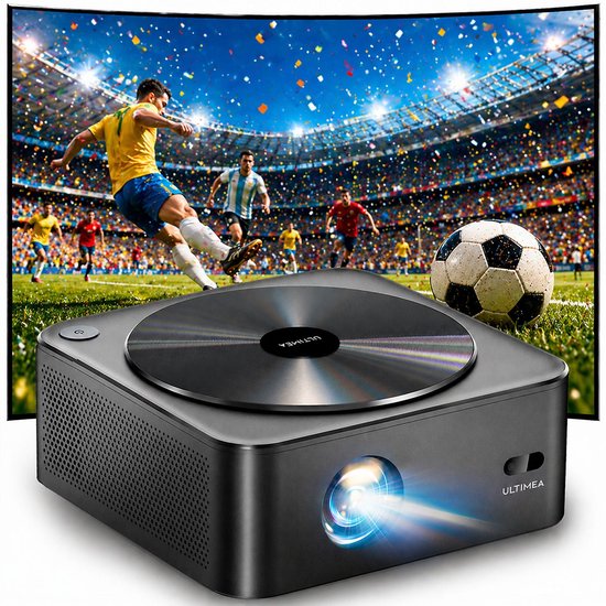 ULTIMEA Apollo P40 Full HD projector 700 ANSI lumen 4K-decodering HDR10 autofocus keystone zwart
