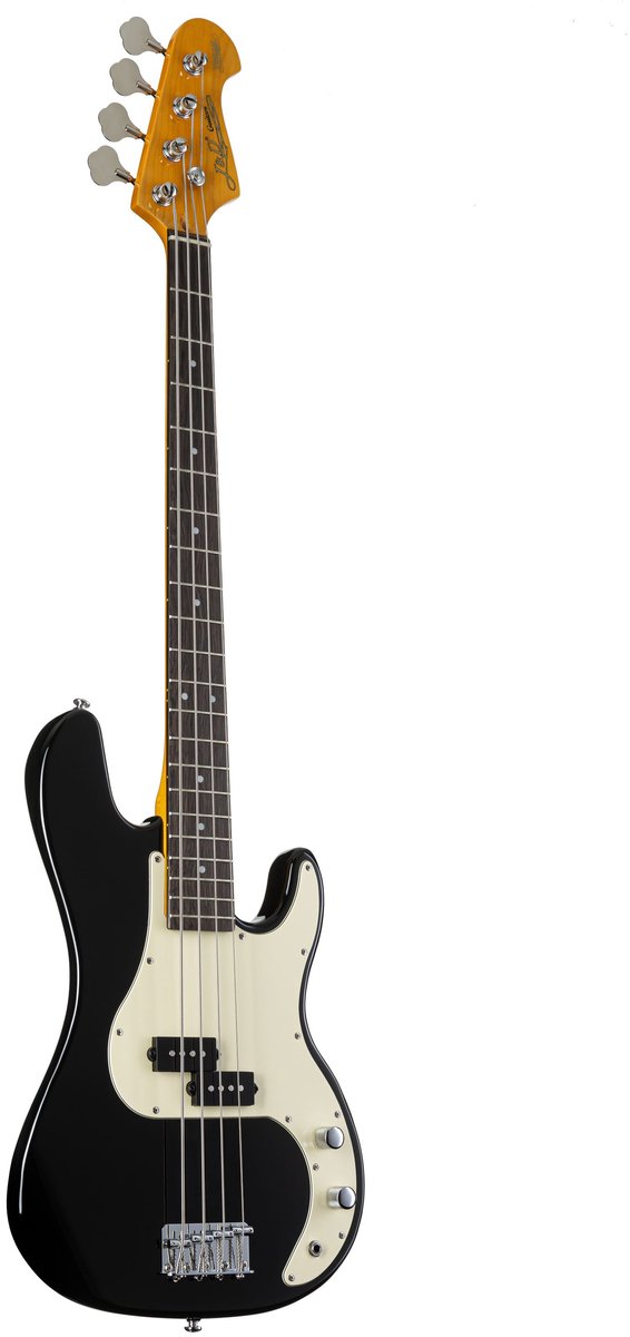 J & D PB Vintage 1963 BK zwart - Elektrische basgitaar