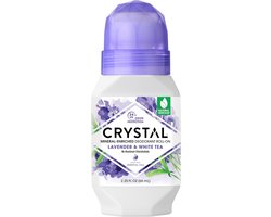 Crystal - Mineral-Enriched Deodorant Roll-On - Lavender & White Tea - 66 ml