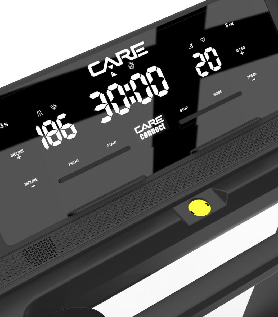 CARE CT-750 - Connected en opvouwbare loopband - Maximale snelheid 20 km/u - 50 programma’s - Gemotoriseerde helling tot max. 10% - Intensief thuisgebruik thumbnail 3
