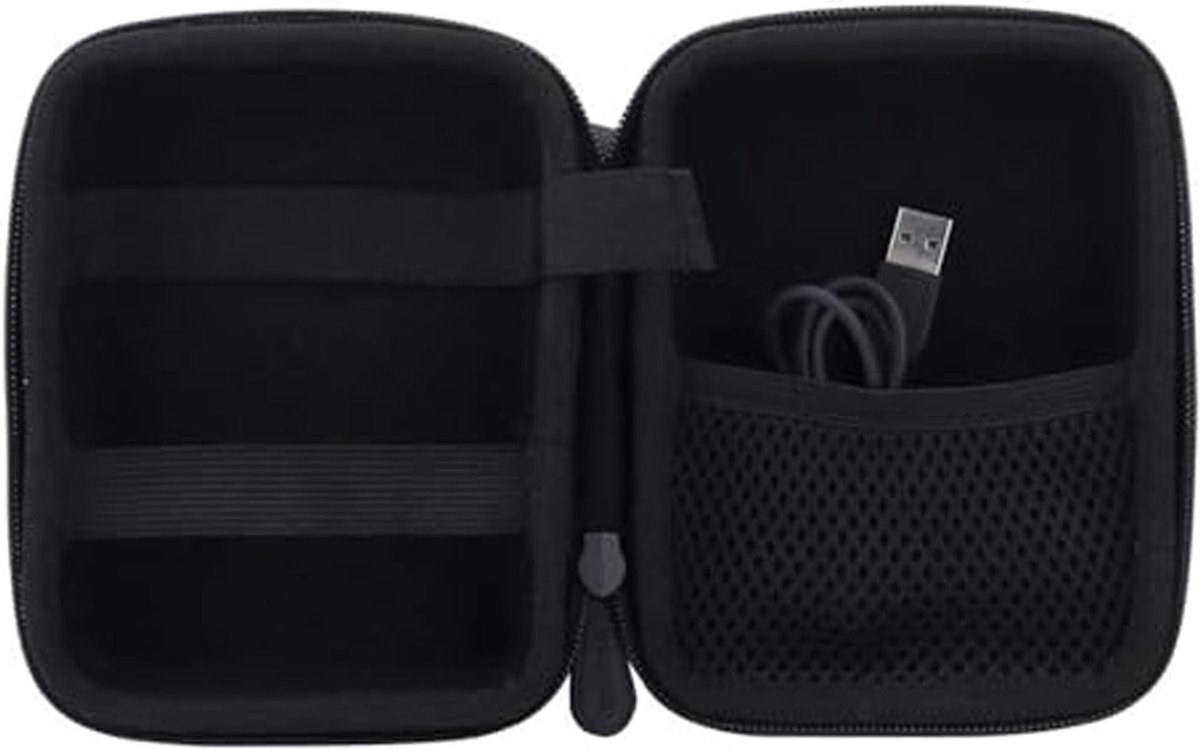 Duurzame Hard Case voor Fujifilm Instax Mini Link, Mini Link 2 en LiPlay Smartphone Printer en Camera - Zwart, Bescherming en Stijl