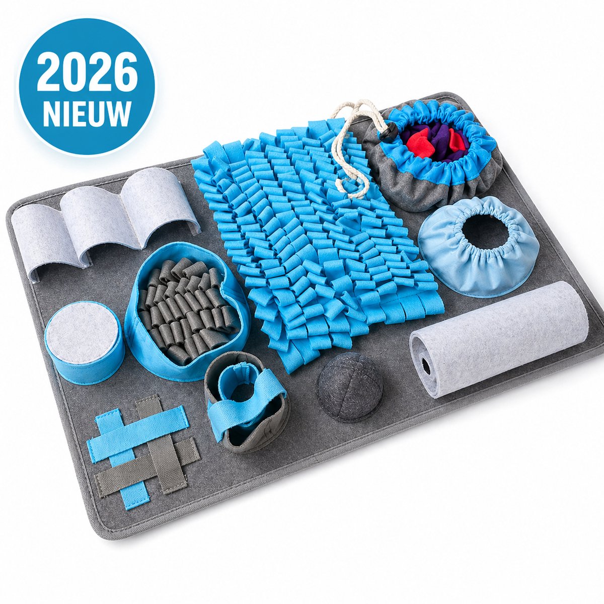 Snuffelmat Hond - Intelligentiespeelgoed met 10 Functies