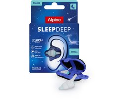 Alpine SleepDeep Mini Oordopjes Slapen - Maximale Geluidsdemping - Perfect voor Zijslapers - 27dB SNR Oordoppen - Sleep Plugs - Slaapoordoppen Snurken - Small Size - 1 Paar