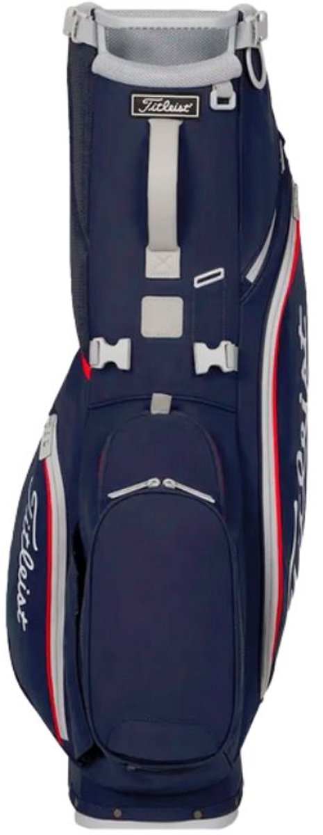 Titleist Players S4 Standbag Navy Wit Rood — afbeelding 2