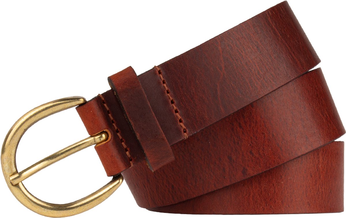 Legend Dames - Leren riem - Cognac - 85cm
