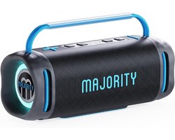 Majority Move 4 (M4) - Enceinte Bluetooth Portable - 30 heures - Étanche - IP67 - 70 Watt - Noir