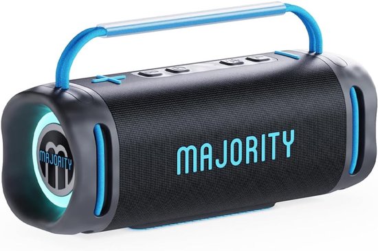 Majority Move 4 Bluetooth speaker 70W draagbaar waterdicht IP67 30 uur batterij zwart
