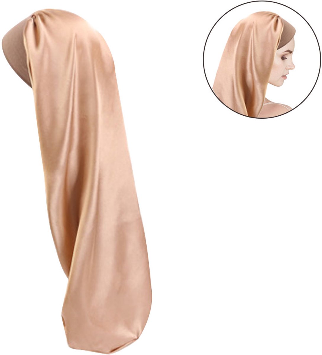 Cuhostki 1 Stuks - Haarband Hoed Goud Polyester Zachte Haarbescherming