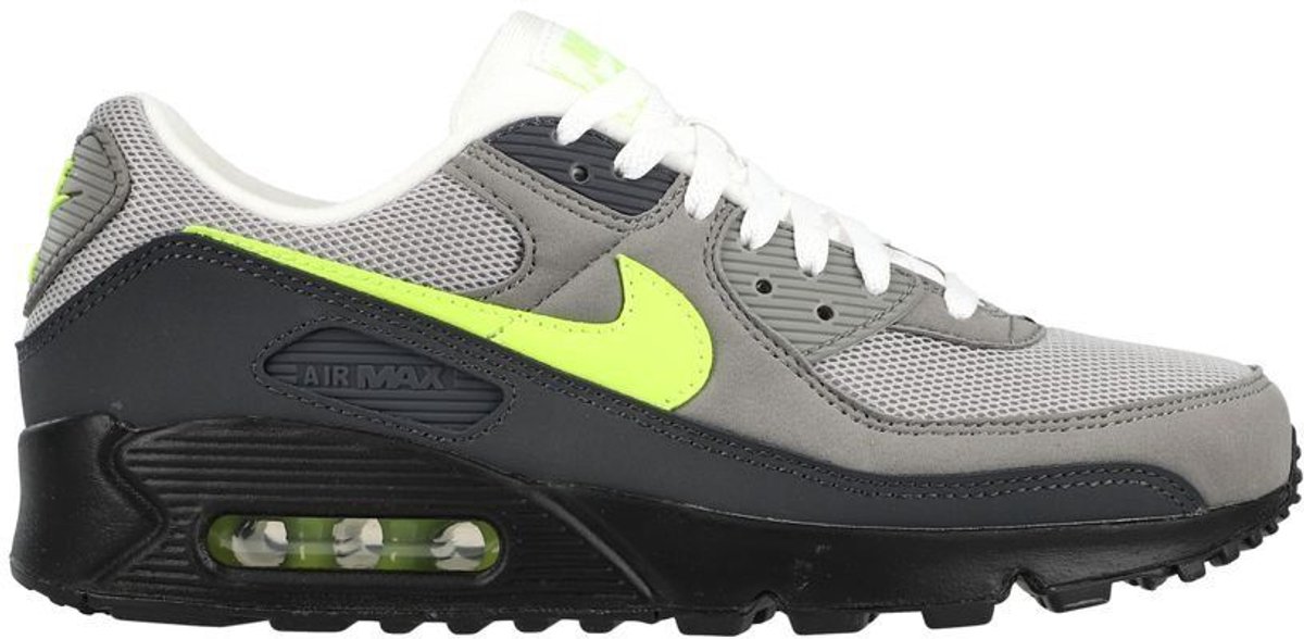 Nike Nike Air Max 90 Heren Sneaker Neon Grijs