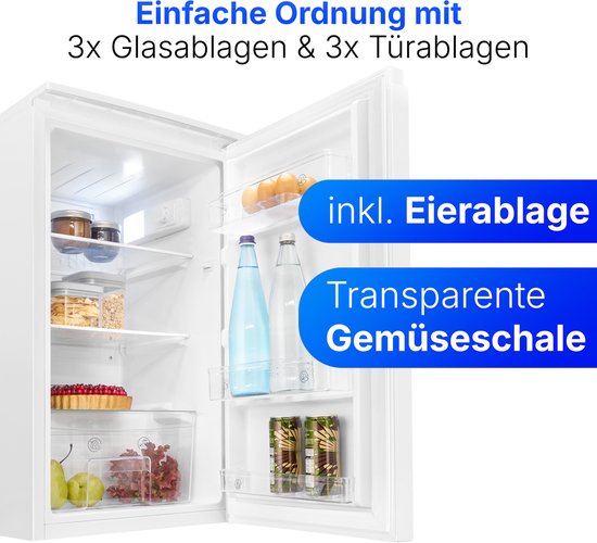 Bomann VS 7255 - Koelkast - Tafelmodel - 87 Liter - LED verlichting - Wit van bomann — afbeelding 4