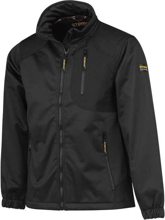 STØRVIK Softshell Work Jacket Windproof 4 seasons Men Black - Taille XL - ZEUS