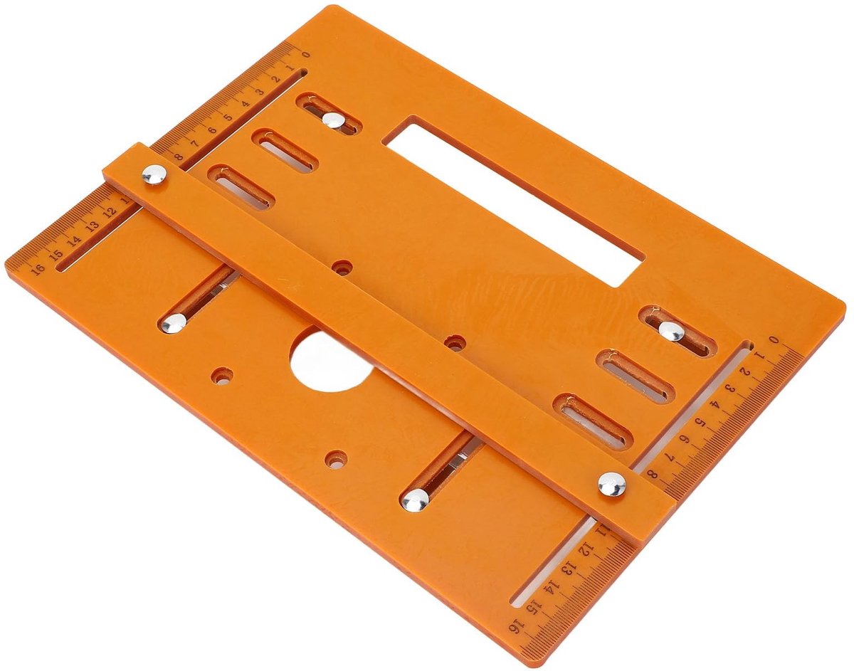 Allecto Snijmachine-grondplaat Draagbare zaag Ergonomische handgreep Universele positionering Accessoires voor elektrisch gereedschap M