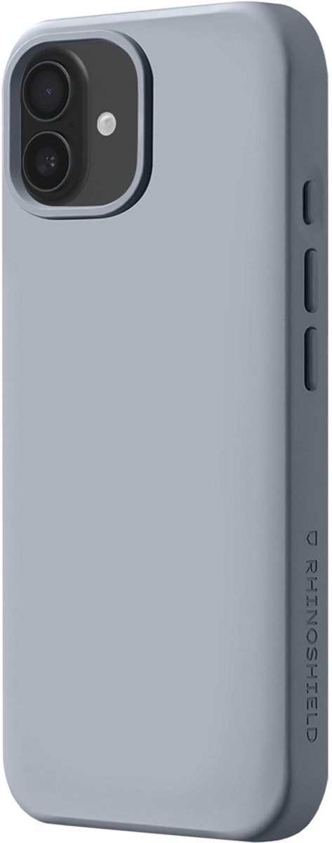 Rhinoshield, Hoesje Geschikt voor iPhone 16 SolidX Draadloos Opladen Compatible, Grijs