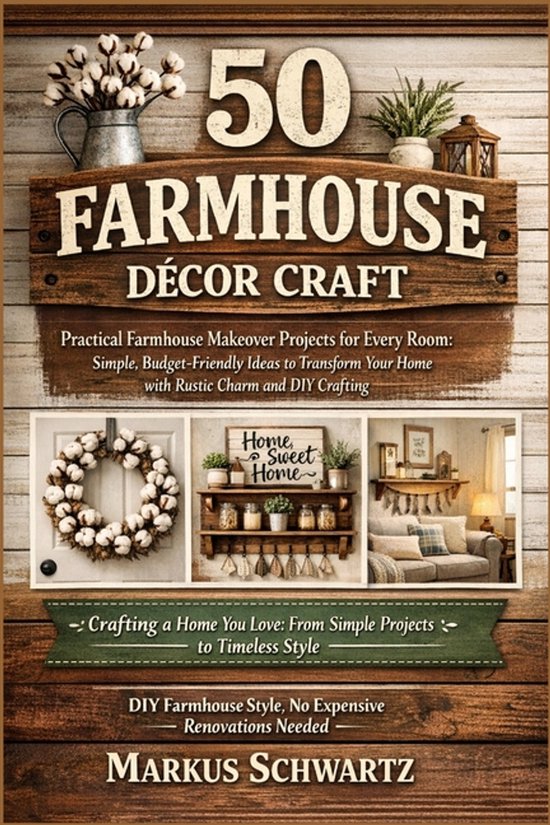 50 Farmhouse Décor Craft - cover