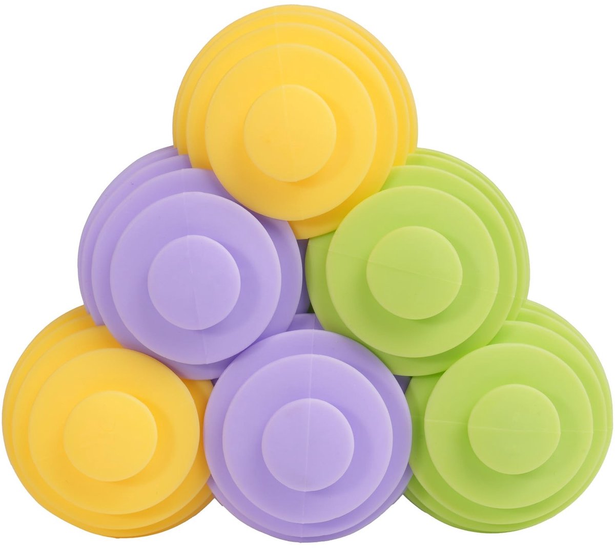 Allecto - Wasballen - Herbruikbare Rubber Wasballen - 6 Stuks - 5.5cm - Ideaal voor Wasmachine en Droger - Duurzaam en Effectief - Geschikt voor Al...