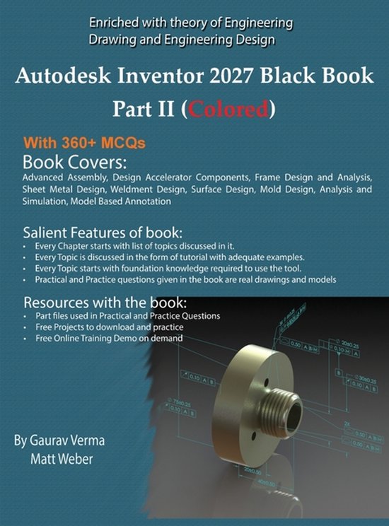 Autodesk Inventor 2027 Black Book Part II - cover