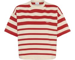 Saint Tropez PhileneSZ T-Shirt Dames T-shirt - Valiant Poppy Irregular Stripe