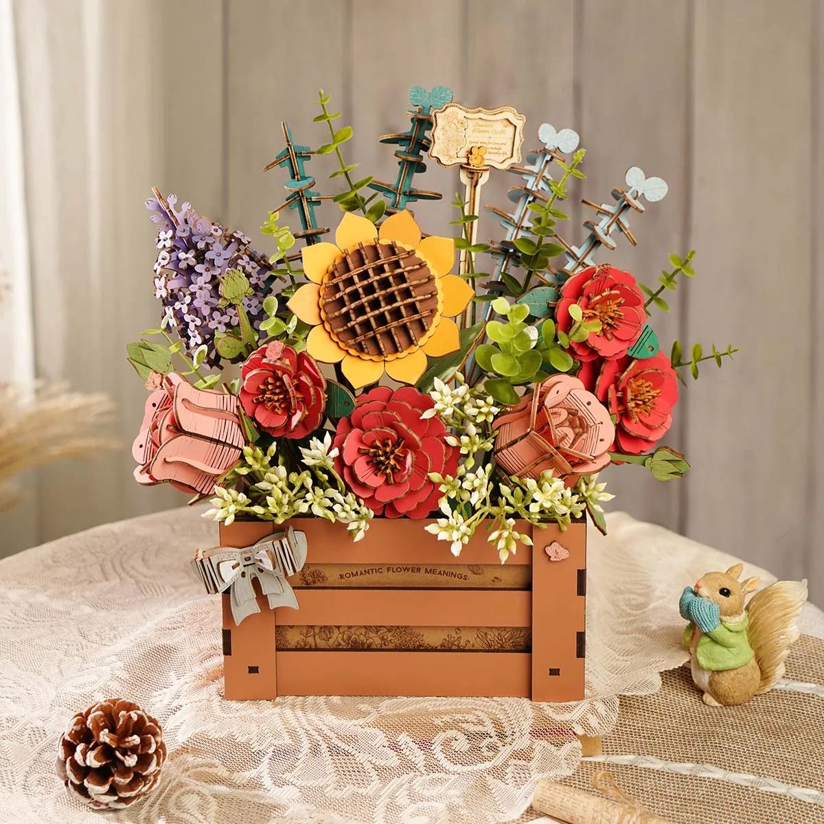 Wood Art - Wooden Bloom Box — cadeau in Hobby - foto 4