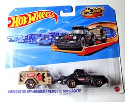 HOT WHEELS PORSCHE 911 OFF-ROADER TRACK FLEET CARAMEL BLACK MAT 1:64 HW