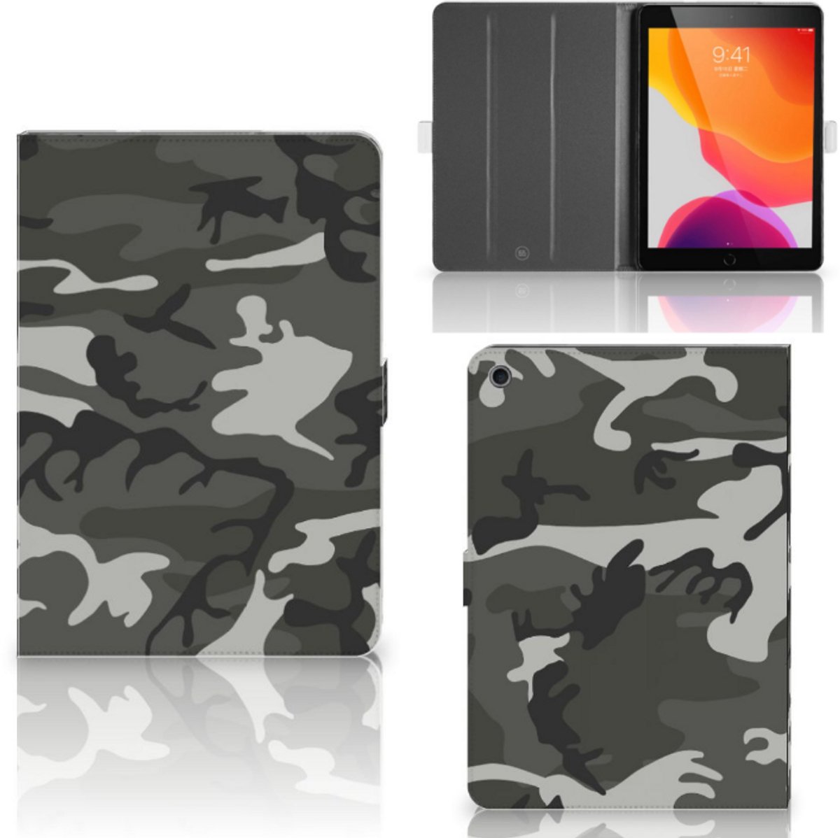 iPad 10.2 2019 | iPad 10.2 2020 | 10.2 2021 Tablet Hoes Army Light