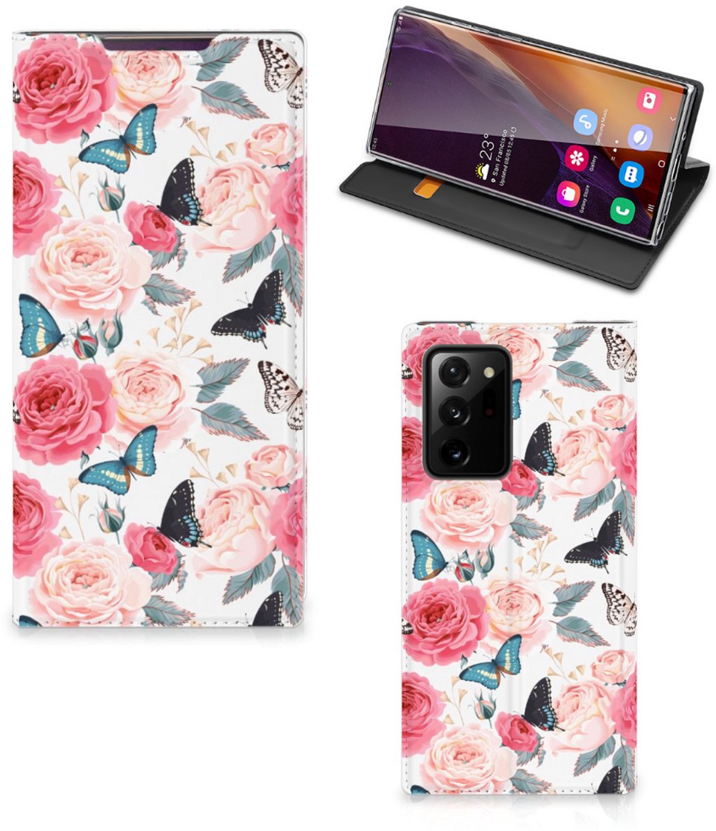 Samsung Galaxy Note 20 Ultra Smart Cover Butterfly Roses