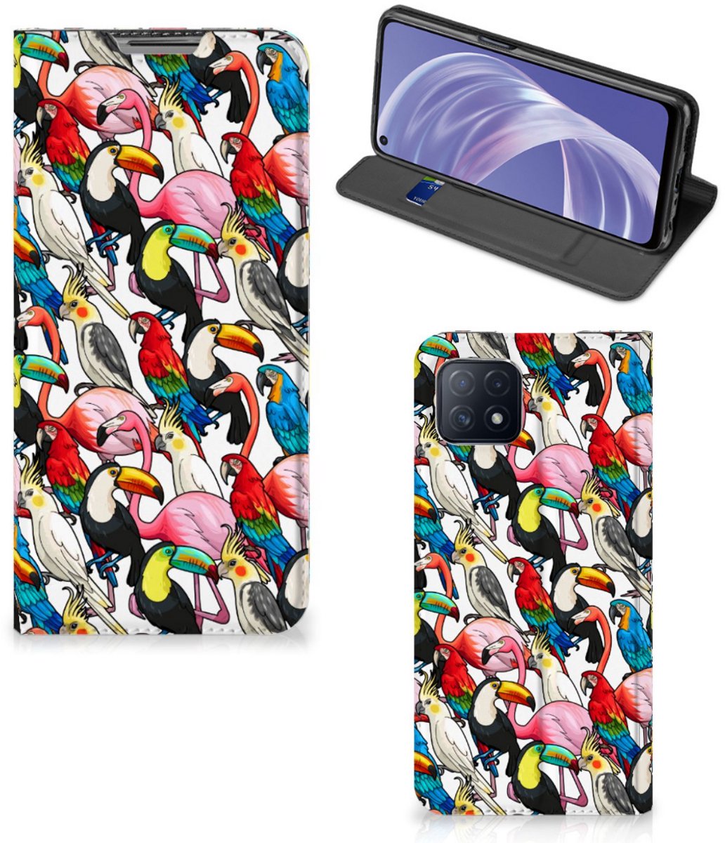 OPPO A73 5G Hoesje maken Birds