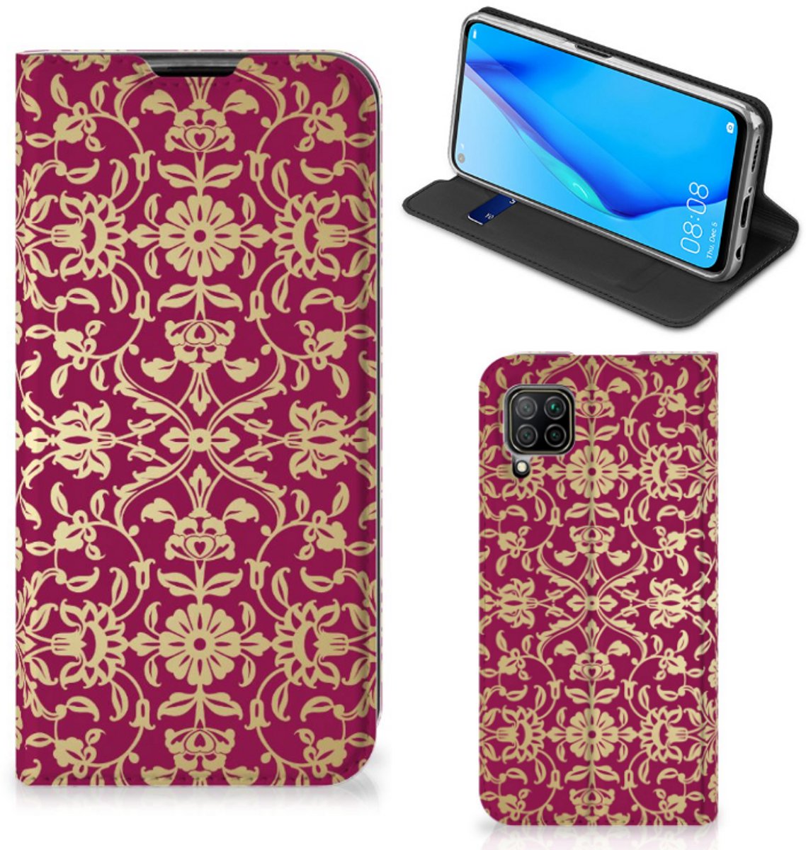 Telefoon Hoesje Huawei P40 Lite Barok Pink
