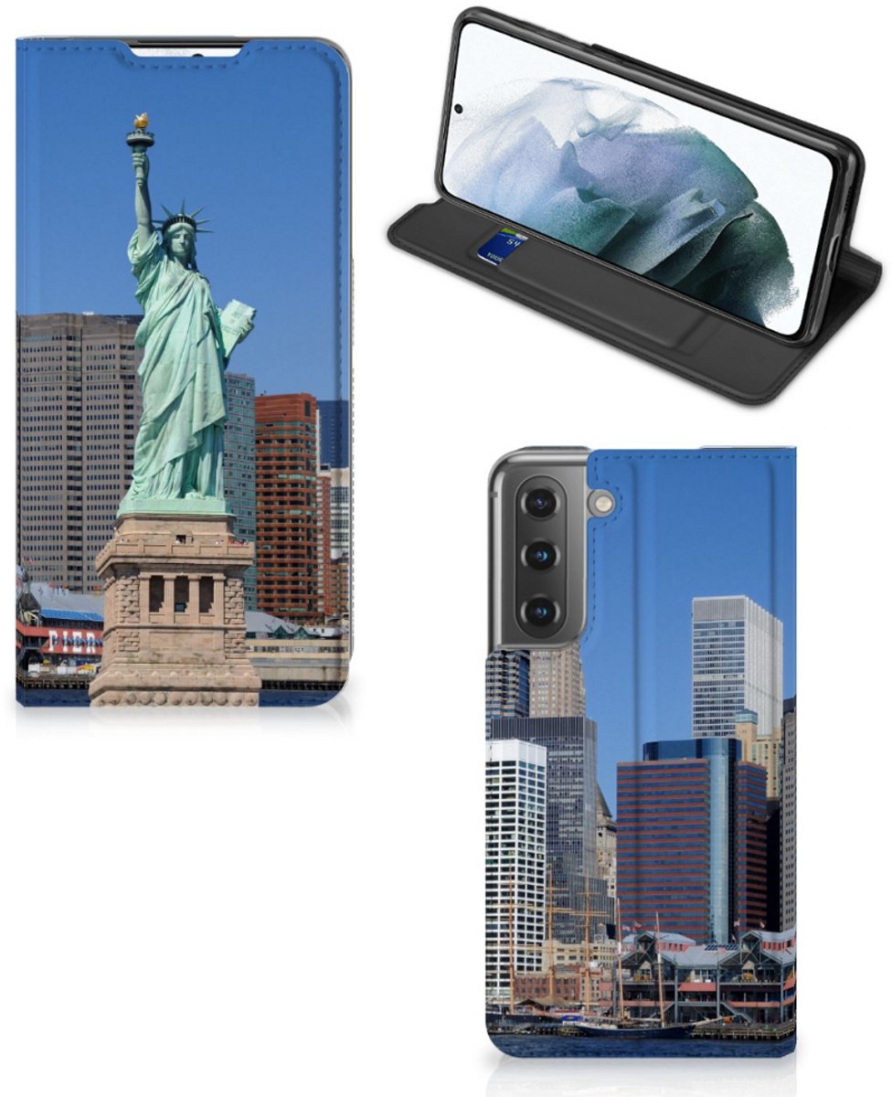 Samsung Galaxy S21 FE Book Cover Vrijheidsbeeld