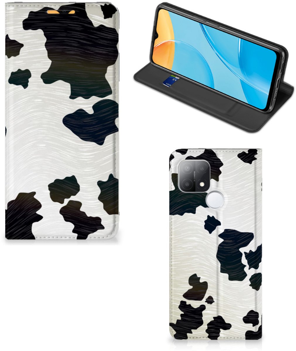 OPPO A15 Hoesje maken Koeienvlekken